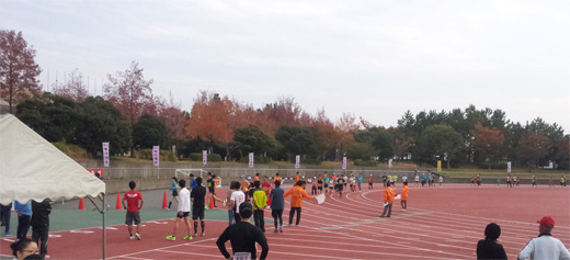 2013松任ロードレース大会ハーフマラソン走者たち 2013松任ロードレース大会ハーフマラソン走者たち