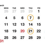 2024年3月中小機構北陸本部相談窓口カレンダー