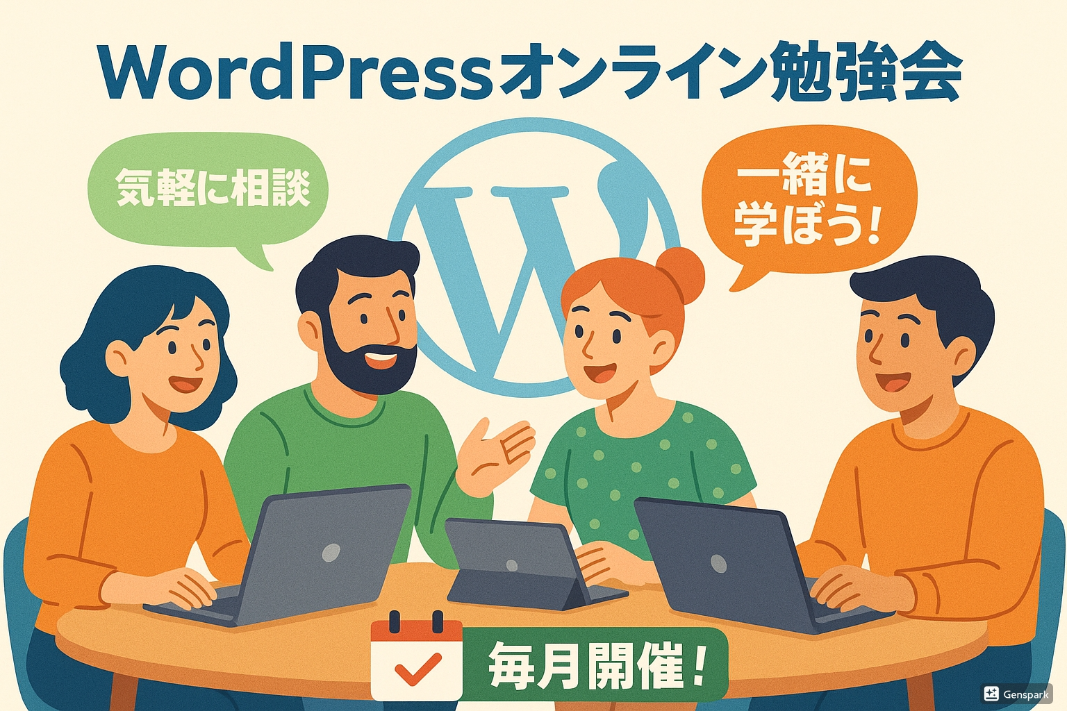 【参加者募集】自社サイトの更新、一人で悩んでいませんか？WordPress無料オンライン勉強会のご案内